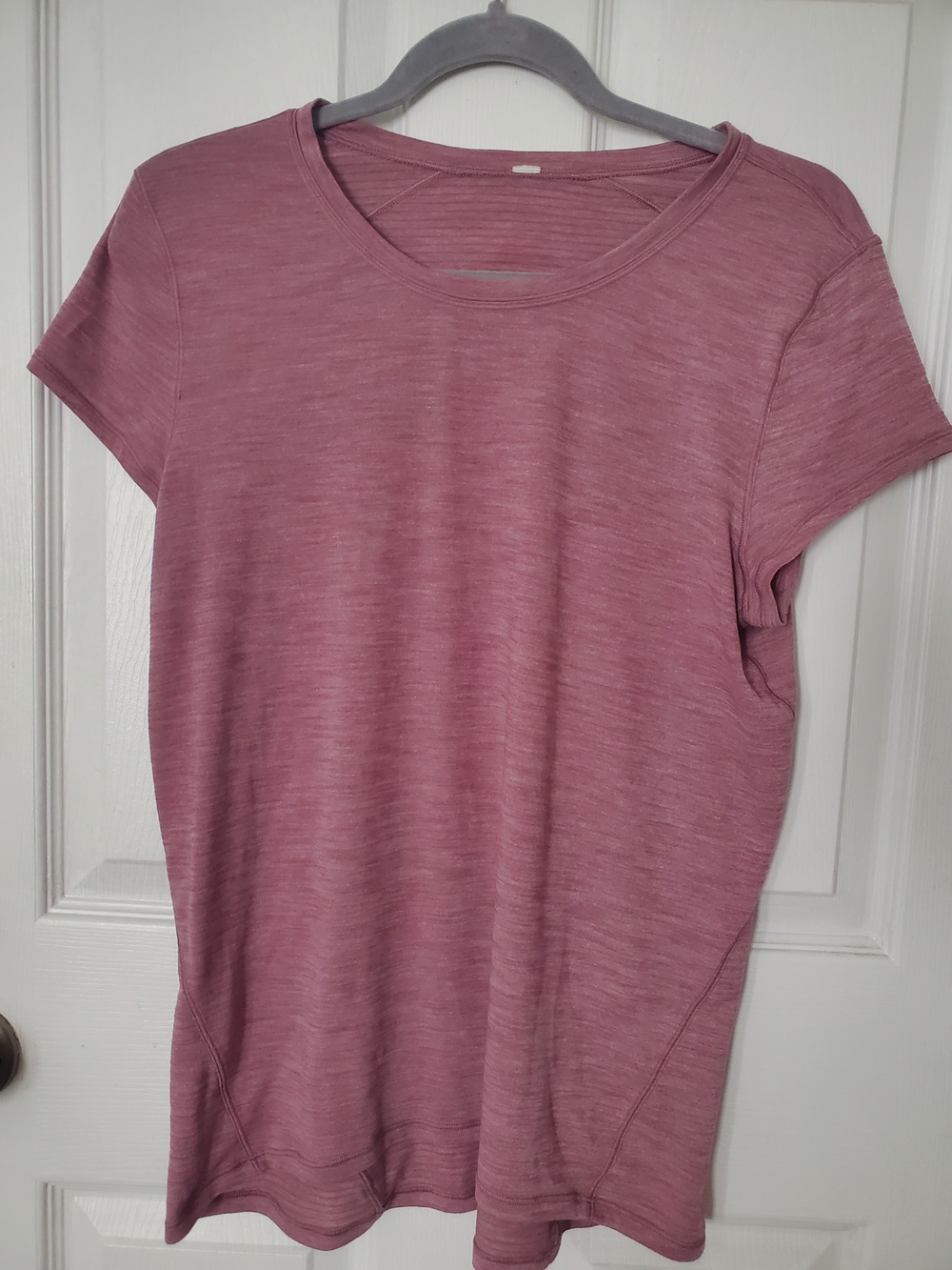 Lululemon Women's Short-Sleeve Crewneck Tee in Mauve Pink